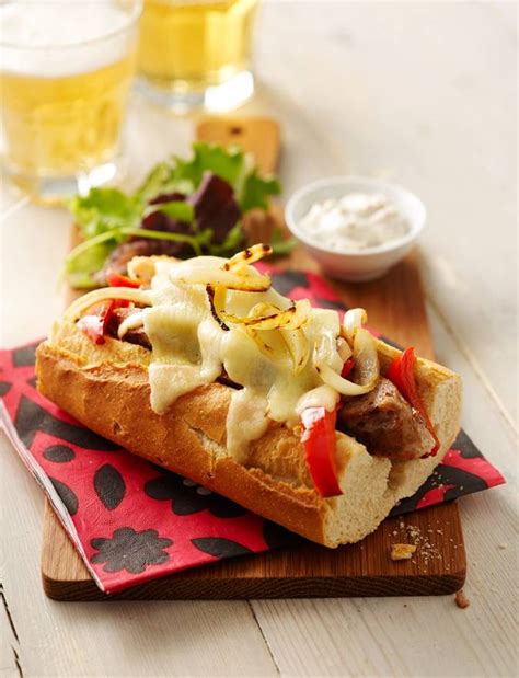 sainsbury's sausage baguette